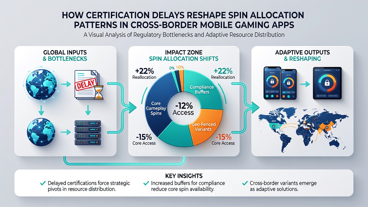 Chart displaying regional spin allocation adjustments following certification timeline shifts in July 2026