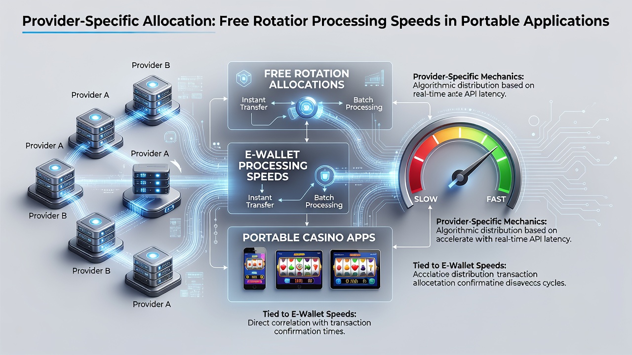 Mobile casino app interface showing e-wallet transaction and free spin allocation screen