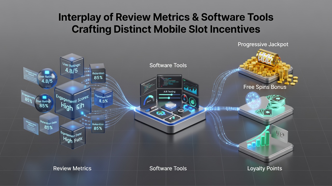 Analytics dashboard displaying mobile slot performance metrics and incentive customization options